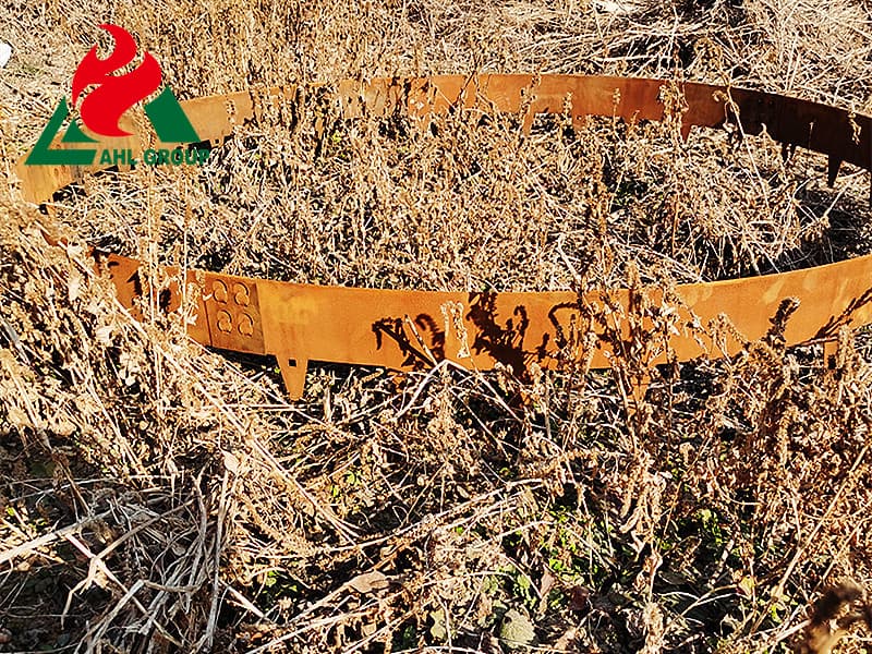 Corten steel raised bed edging Manufacturer France